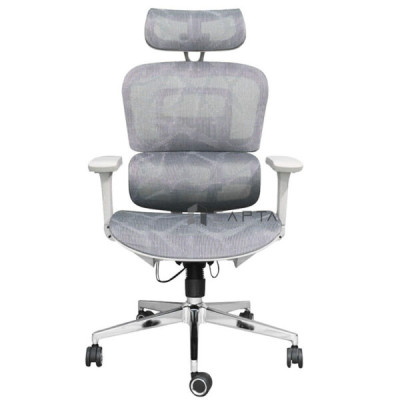 Ghế lưới Engonomic khung nhựa trắng ngả lưng thư giãn 125 độ CM4533-1M Nội thất Capta