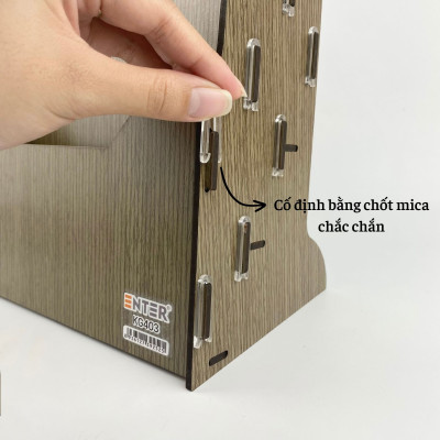 Kệ gỗ 3 ngăn Enter KG403 A4 lắp ráp
