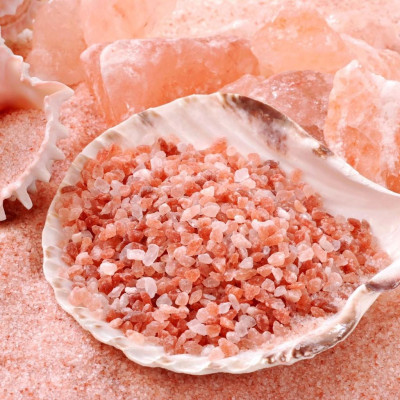 Hũ Muối Hồng Himalaya Ông Chà Và 600g (Size 1mm - 2mm) - Himalayan Pink Salt 600g