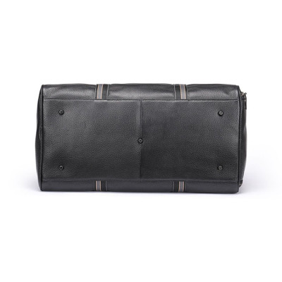 Túi trống du lịch BHM4014 Da bò thật, có ngăn để giày riêng.