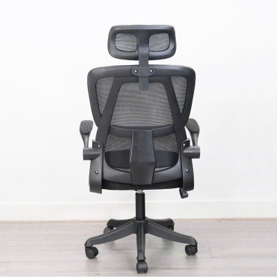 Ghế làm việc hỗ trợ cột sống màu đen CM4564-M Nội thất Capta