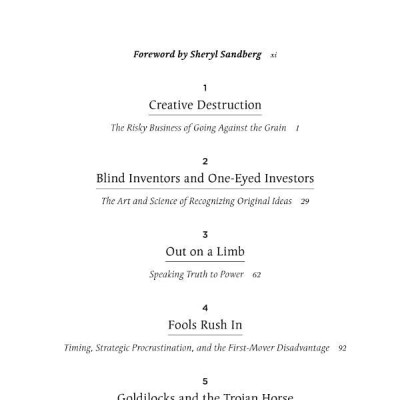 Originals: How Non-Conformists Move The World