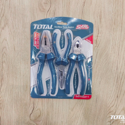 BỘ 3 KÌM RĂNG,CẮT VÀ MŨI NHỌN TOTAL THT1K0311 - HÀNG CHÍNH HÃNG