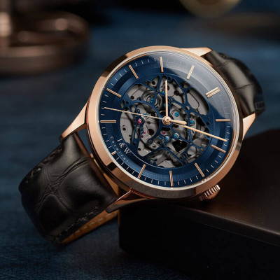 Đồng hồ nam chính hãng IW CARNIVAL IW524G-1 Kính sapphire ,chống xước ,Chống nước 30m ,Bảo hành 24 tháng,Máy cơ (Automatic),dây da cao cấp, thiết kế đơn giản dễ đeo