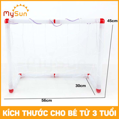 Khung thành gôn bóng đá mini cho bé bộ đồ trò chơi thể thao đá banh bóng cho trẻ em bé vận động