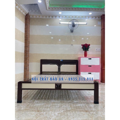 Giường sắt giường ngủ thiết kế 1M2X2M