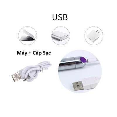 (Chọn Mẫu) Dây sạc máy massage mắt mini 10 chế độ (Chọn Theo Phân Loại) (Hàng Chính Hãng)