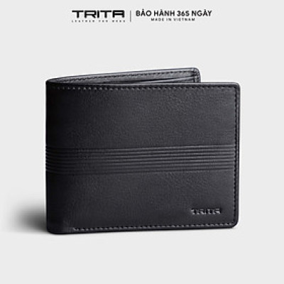 Ví nam da bò Trita ( Thời trang nam dáng ngang cao cấp - Ví da RVN21 )