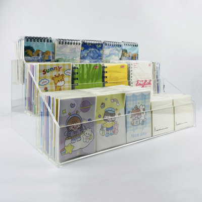 Kệ trưng bày sổ mica Enter TBNS11 3 tầng 400x300x185mm