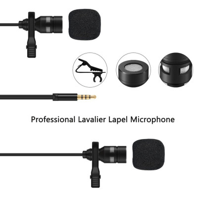 SOAIY Microphone Cài Áo Lavalier Chuyên nghiệp KFW SK200 Cao Cấp - Hàng Nhập Khẩu