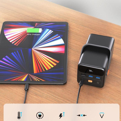 Pin sạc dự phòng Choetech B664 dung lượng siêu khủng 50000mAh công suất 65W (Hàng chính hãng)