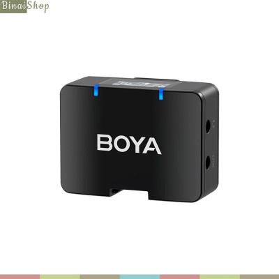 BOYAMIC - Micro Cài Áo Không Dây 2,4 GHz Có Chức Năng Ghi Âm Tích Hợp, Bộ Nhớ 8GB Dành Cho Điện Thoại, Máy Ảnh, Máy Tính - Hàng chính hãng
