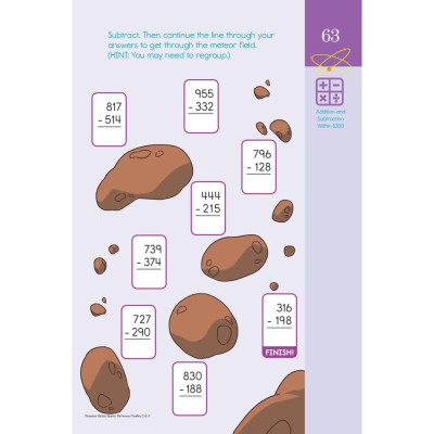 Sách summer brain quest grade 2 & 3 ( 7 - 8 tuổi )