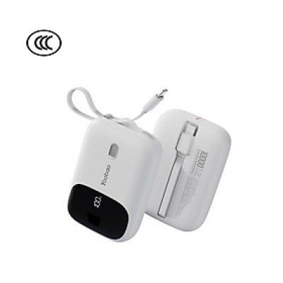 Pin Sạc Dự Phòng Yoobao Z5 10000mAh chuẩn 3C/CCC Sạc Nhanh PD20W, Tích Hợp Cáp Sạc L & Type-C - Hàng chính hãng