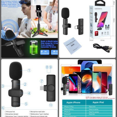 Micro không Dây F18 cho điện thoại , máy tính bảng , android , ios chất lượng cao - hàng nhập khẩu