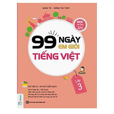 Sách - 99 Ngày Em Giỏi Tiếng Việt Lớp 3 - MCBooks