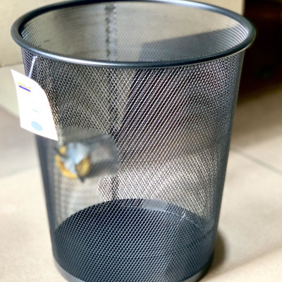 Sọt rác Kim Loại Văn Phòng Tròn Top Point HY63515 2 Màu (Ngẫu Nhiên)