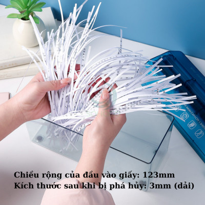 Máy huỷ tài liệu - Máy cắt giấy Shredder A4, A6, USB cắt tự động phù hợp cho văn phòng gia đình Phù hợp cho văn phòng, trường học hoặc gia đình sử dụng.