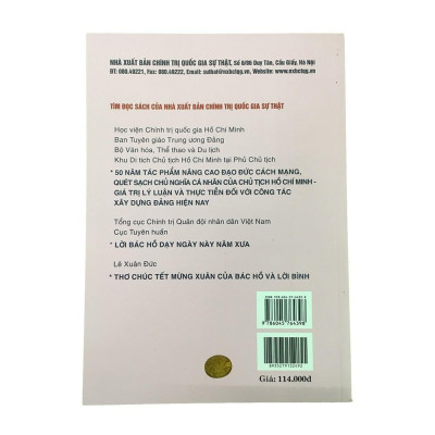 Sách - Nâng Cao Chất Lượng Dạy Học Tác Phẩm Hồ Chí Minh - NXB Chính Trị Quốc Gia