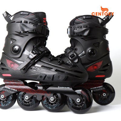 [Tặng Bảo Hộ Chuyên Dụng] Giày Patin Người Lớn Flying Eagle F4 Raven Với 2 Màu Đen Và Tím