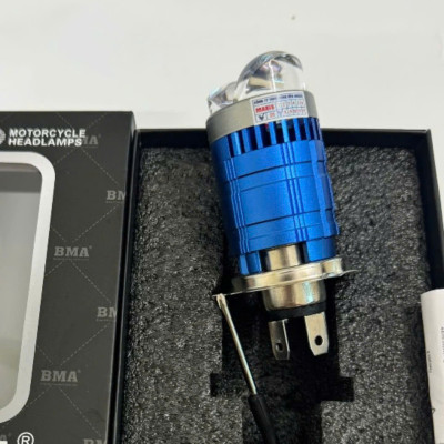 Đèn LED Pha Bi Cầu W2F BMA , 50W Chân H4 Lắp như zin Các Dòng Xe Máy, Ô Tô , đèn sài được cả điện máy và điện bìnhCó Trợ Pha Laser