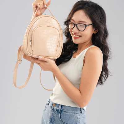 Balo Yuumy ( Thời trang nữ mini phong cách năng động - Balo da Seasand YBA91 )