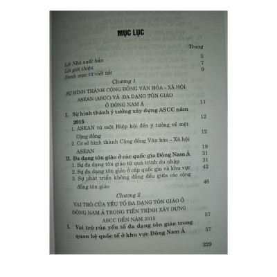 Sách - Đa Dạng Tôn Giáo Với Tiến Trình Xây Dựng Cộng Đồng Văn Hóa - Xã Hội Asean (ASCC) - NXB Chính Trị Quốc Gia