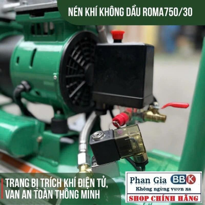 [chính hãƞg] Máy nén khí PANDA 30L - 850W Khồng dầu, 100% dây đồng, Bảo hành 1 năm
