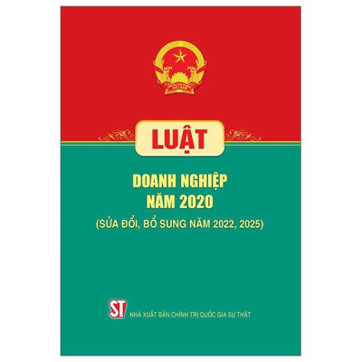 Sách - Luật Doanh Nghiệp Năm 2020 (Sửa Đổi, Bổ Sung Năm 2022, 2025)