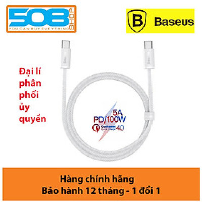 Cáp sạc nhanh C 100W, Baseus Dynamic Series Fast Charging Data Cable Type C 100W - Hàng chính hãng