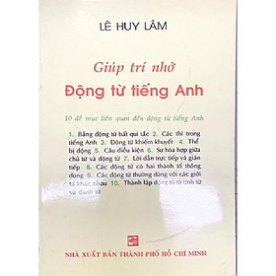 Sách - Giúp Trí Nhớ Động Từ Tiếng Anh - Nhân Trí Việt