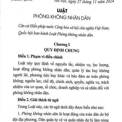 Sách - Luật Phòng Không Nhân Dân