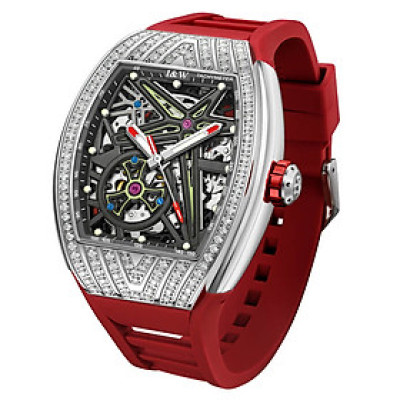 Đồng hồ nam chính hãng IW Carnival Sport IW759G-2,kính sapphire,chống xước,chống nước 50m,Bh 24 tháng,máy cơ (automatic), dây cao su chính hãng