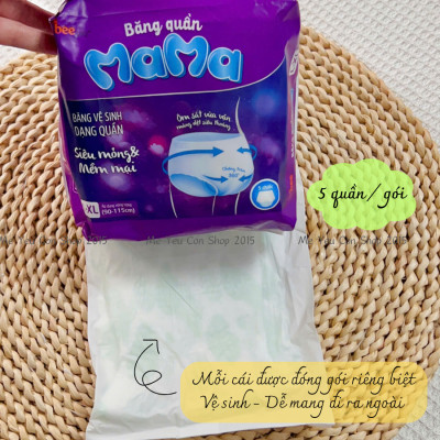 Băng Vệ Sinh Dạng Quần, Băng Quần MAMA Mềm Mỏng, Thấm Hút Cho Phụ Nữ/ Mẹ Sau Sinh -Hàng VN