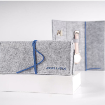 Đồng hồ đeo tay Nam hiệu JONAS & VERUS Y01563-A0.PPWLB, Máy Cơ (Automatic), Kính mo tráng sapphire, Dây da Italy