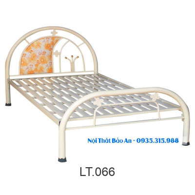 Giường sắt nhiều kích thước (0,8cm x 2m , 1mx2m , 1m2x2m ) Bảo An mẫu 10
