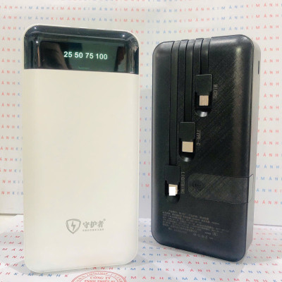 Pin sạc dự phòng SH-923, dung lượng 20000mAh dòng điện 5V-2A, có chứng nhận an toàn 3C tiêu chuẩn quốc gia, hàng chính hãng