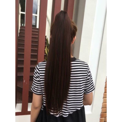  Tóc giả ngoặm thẳng cao cấp chịu nhiệt- hình thật