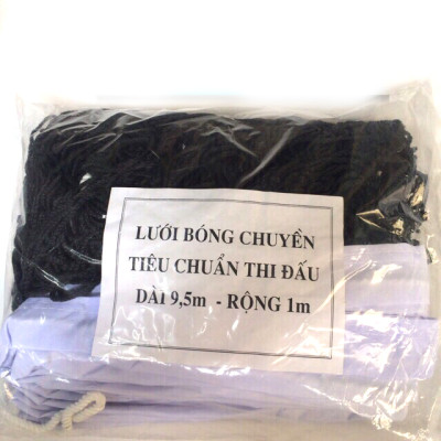 Lưới bóng chuyền dù 9,5x1m chất liệu dù bền đẹp