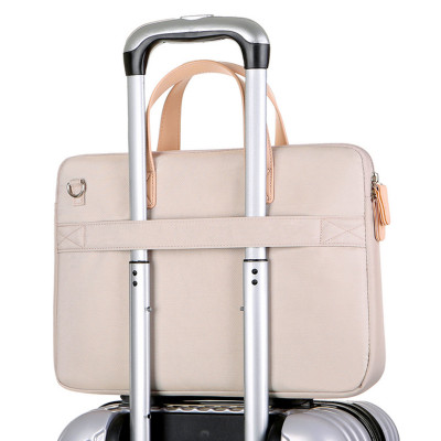 Túi xách chống sốc dành cho laptop macbook surface, túi công sở nam nữ đeo chéo cặp đựng laptop