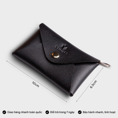 Ví Yuumy ( Thời trang nữ nắp gập cỡ nhỏ - Ví móc khóa da thời trang YMK11 )