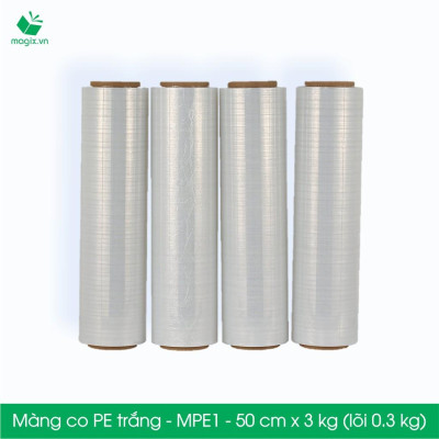 MPE1 - Khổ 50 cm - 3kg - Cuộn PE màng co