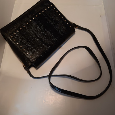 Túi da bò vân chân đà điểu sang trọng