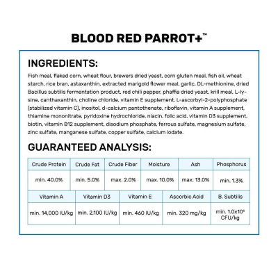 Thức ăn cá hồng két HIKARI BLOOD RED PARROT - cám hồng két, ali, tai tượng, la hán cao cấp -thức ăn cá cảnh-shopleo