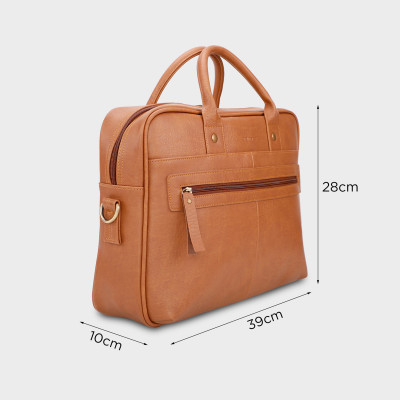 Cặp công sở Trita ( Thời trang nam cao cấp đựng vừa laptop 14.6 inch - Cặp da TCA2 )