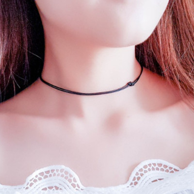 Vòng cổ choker tattoo V66 dây đơn giản