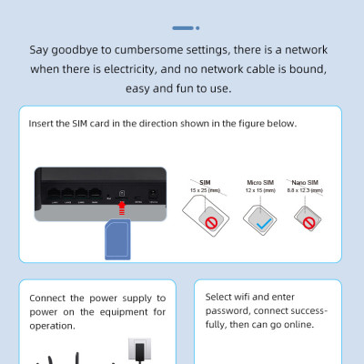Bộ phát wifi từ sim 4G 5G B618 có 4 cổng WAN/LAN, 6 ăngten siêu khỏe, ổn định sử dụng mọi loại sim - Hàng chính hãng/Hàng nhập khẩu