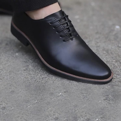 Giày tây nam đẹp da mềm mịn- Da bò- Đế diễu- Dây buộc- Mã CS03
