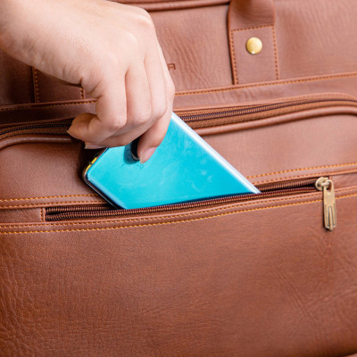 Cặp công sở Trita ( Thời trang nam đựng vừa laptop 13.3 inch - Cặp da TCA5 )