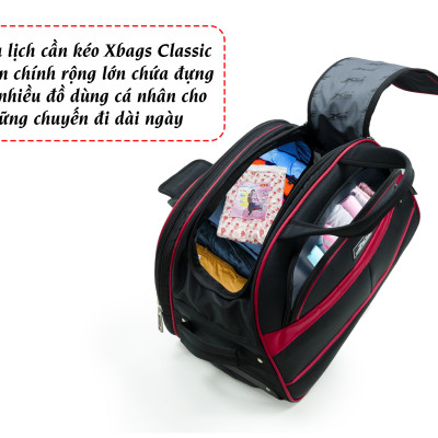 Túi Du Lịch cần kéo Xbags Classic Xb 6102, Vali Kéo chống thấm nước hiệu quả